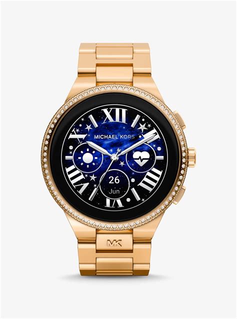 michael kors smartwatch camille|michael kors camille pave watch.